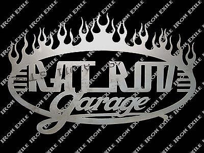 Rat Rod Garage Flames