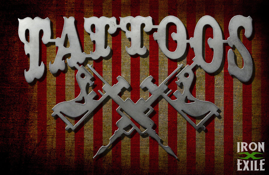 Tattoos Crossed Guns