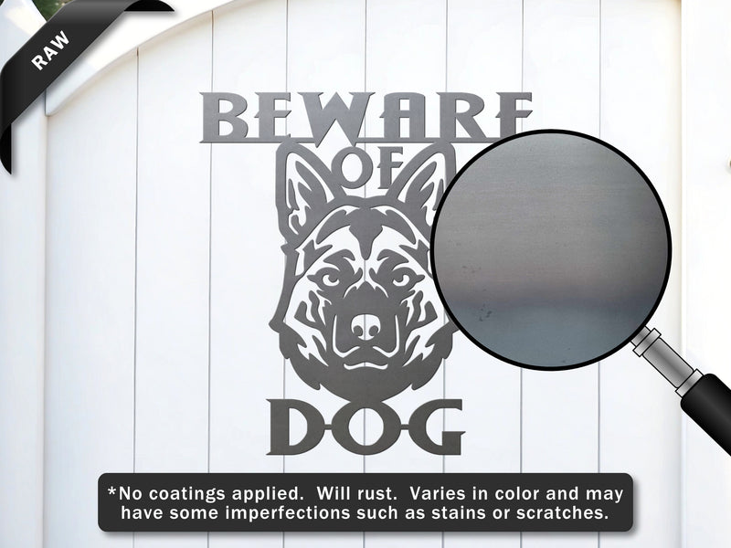 Beware of German Shepherd