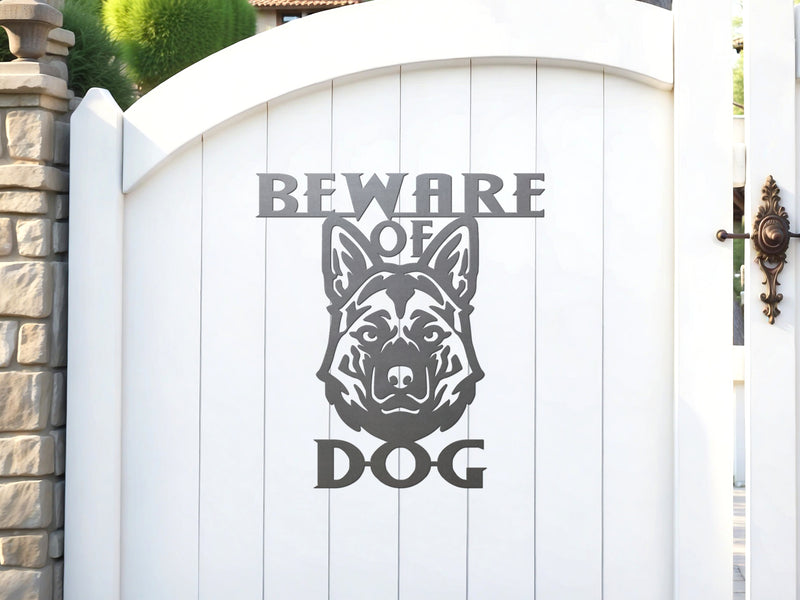 Beware of German Shepherd