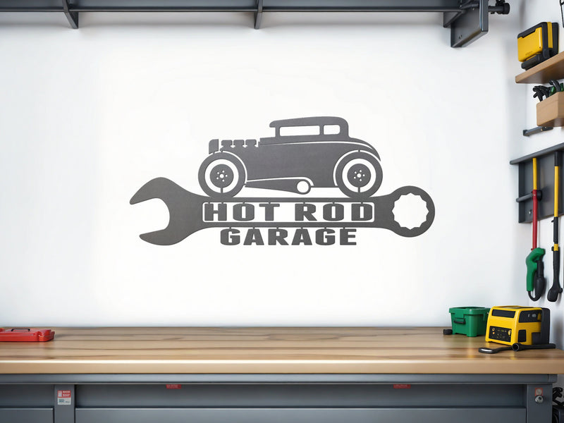 Hot Rod Coupe Garage Sign
