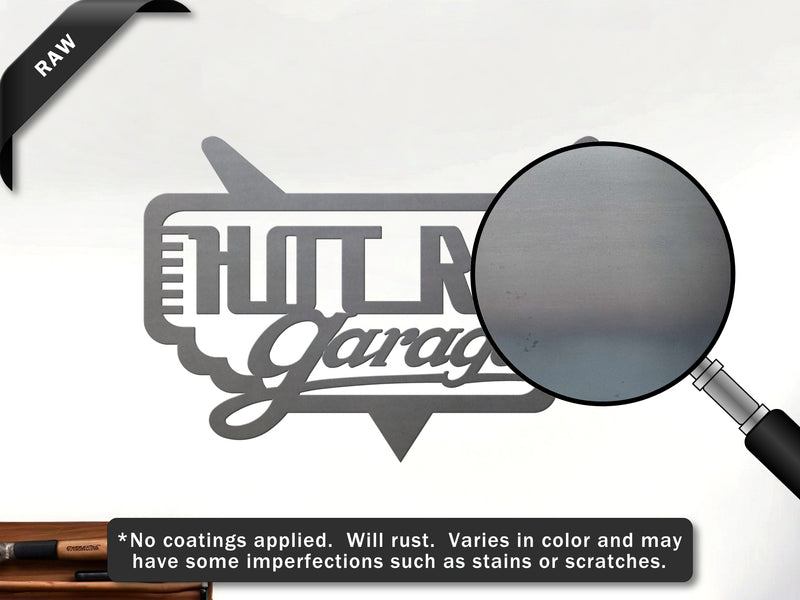 Hot Rod Garage 50's Vintage Sign
