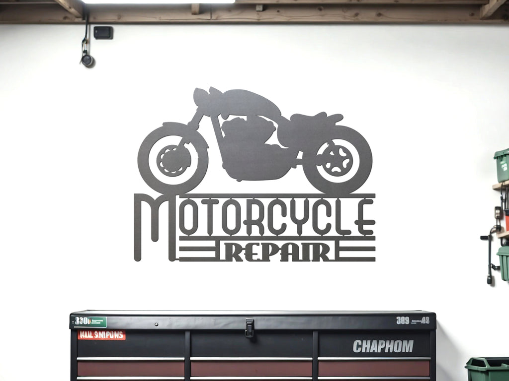Motorcycle Repair Sign