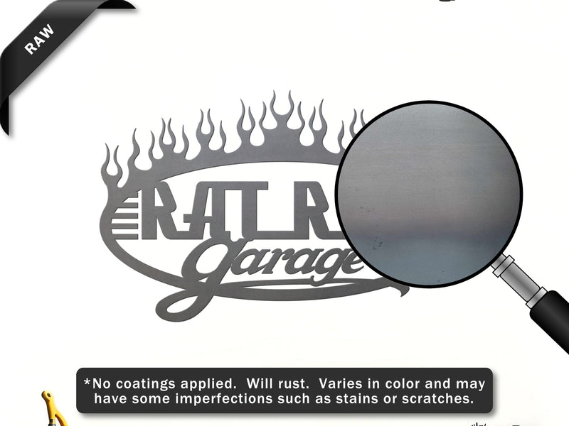 Rat Rod Garage Flames