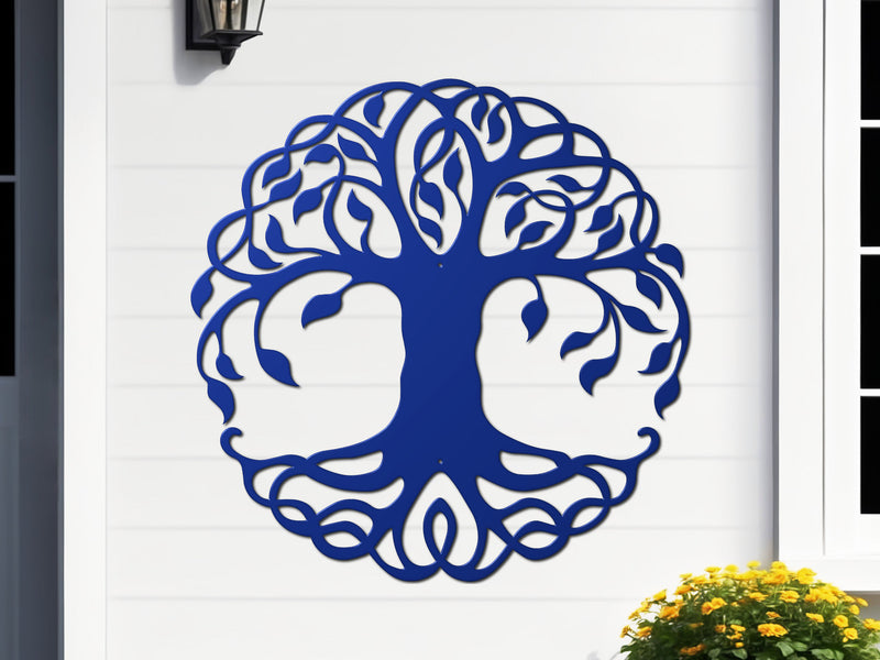 Tree of Life Metal Wall Art | Steel Indoor & Outdoor Wall Hanging Decor