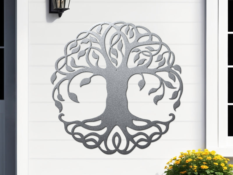 Tree of Life Metal Wall Art | Steel Indoor & Outdoor Wall Hanging Decor