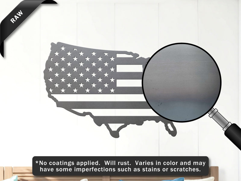 USA FLAG MAP
